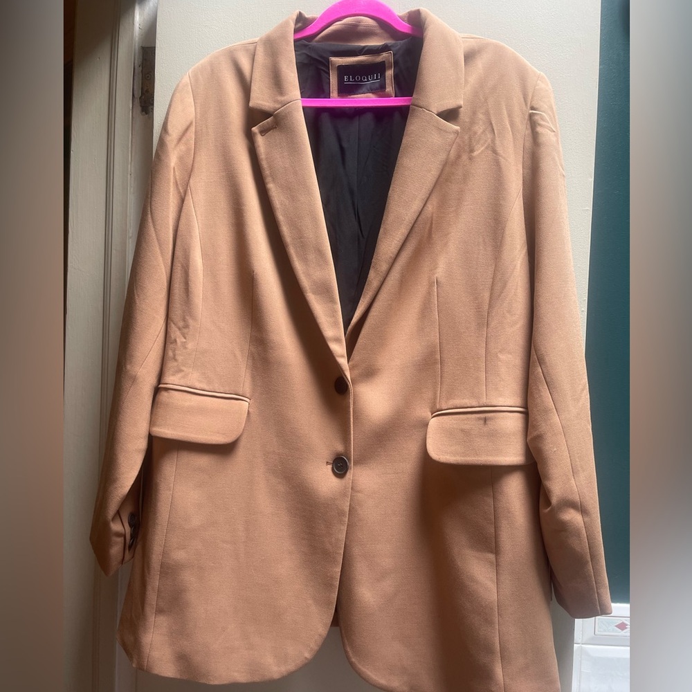 eloquii NWT camel work blazer jacket plus size